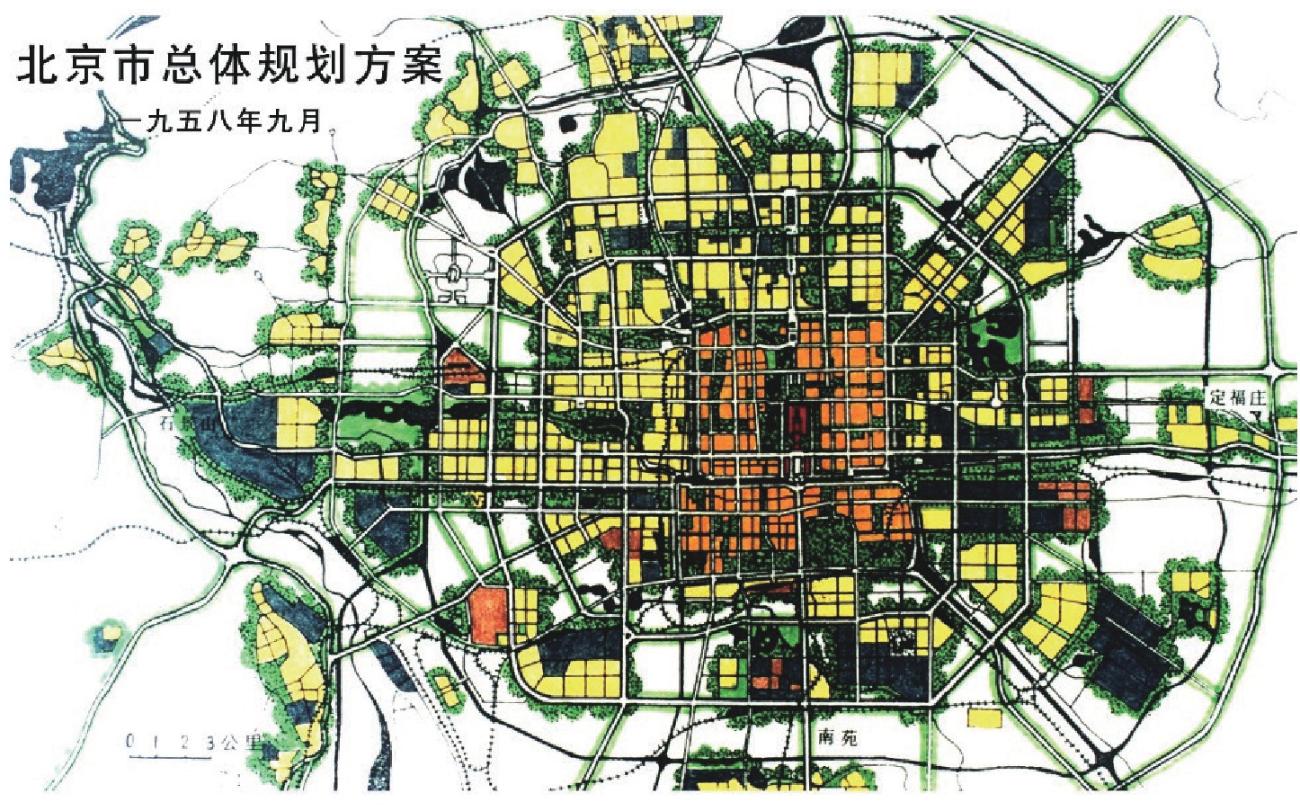 20 世纪中后期北京与平壤的城市简单比较研究